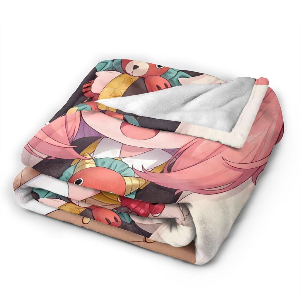 Spy Family Flannel Blanket Winter A-Anyas Super Warm Throw Blanket for Kids Bedroom Graphic Bedspread Sofa Bed Cover