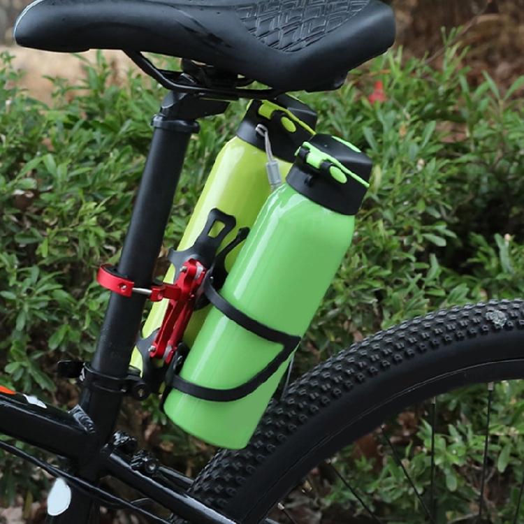Aluminum Alloys Bikes Water Bottle Holder Bikes Water Bottle Cage Extension Rack for Secure & Stable Cage Installation