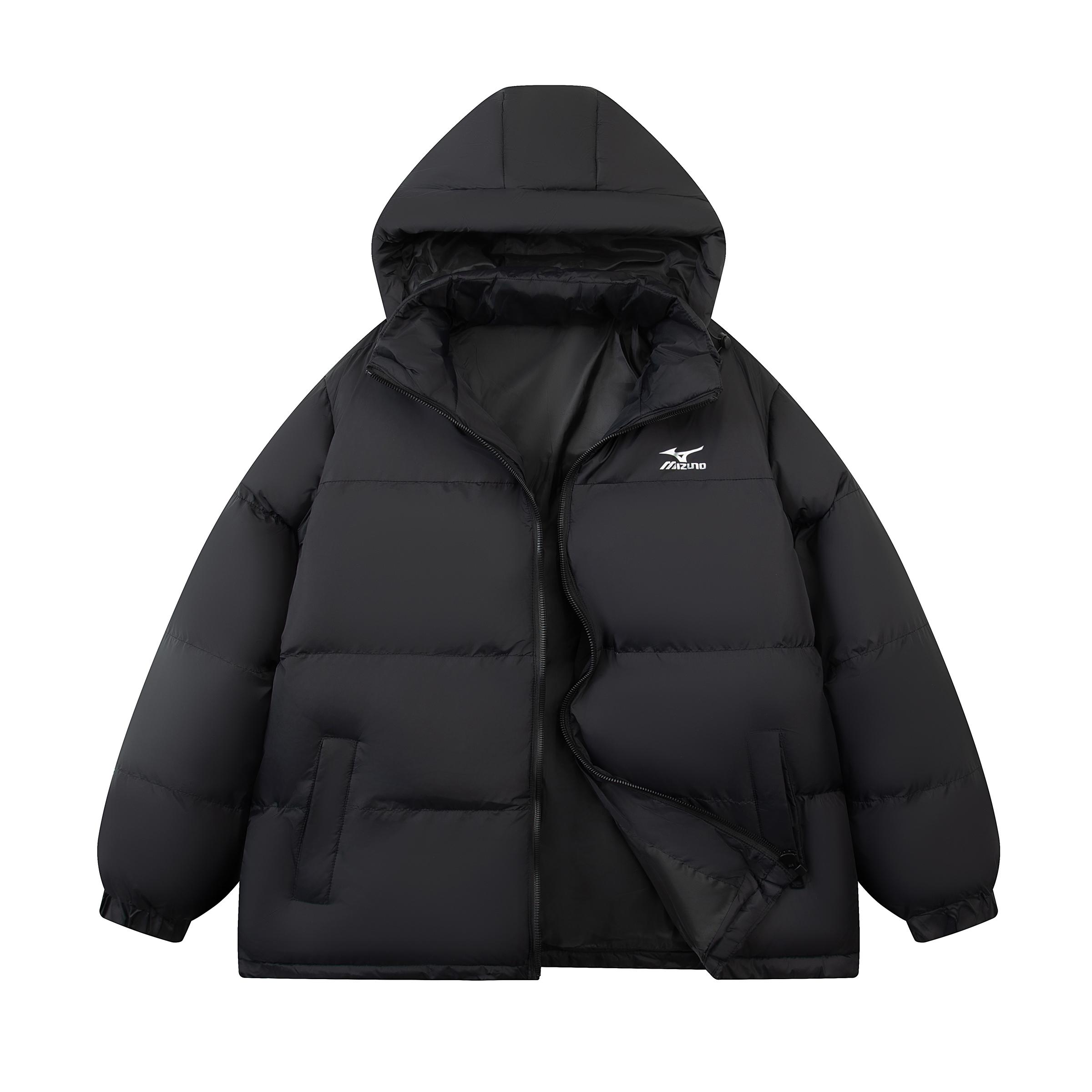 Mizuno Puffer Jackets Unisex Hooded Thickened Padded Puffer Jacket A2CE2502 M