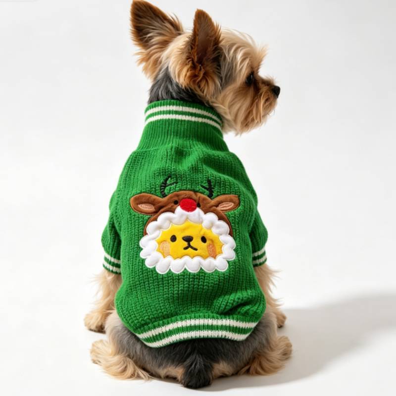 Pet Christmas Sweater Vest With Thick Wool For Tedy Dogs And Cats Perfect For Holiday Celebrations
