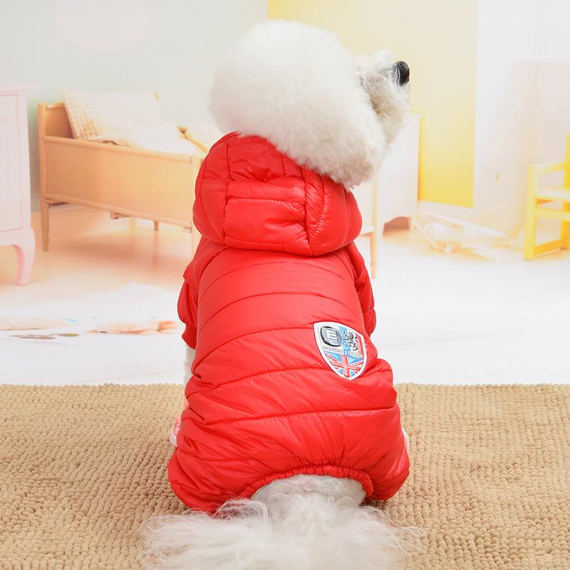 Warm Dog Clothes Winter Chihuahua Puppy Clothes Jumpsuit Dog Pet Clothes For Dog Winter Dog Clothes For Yorkies Pug Poodle 8-18
