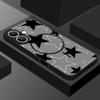 For iPhone 16 Pro Max 16E 15 14 Pro 13 Cover Stars Pattern Matte Clear Wireless Charge Shockproof Soft Edge for MagSafe Magnetic Phone Case