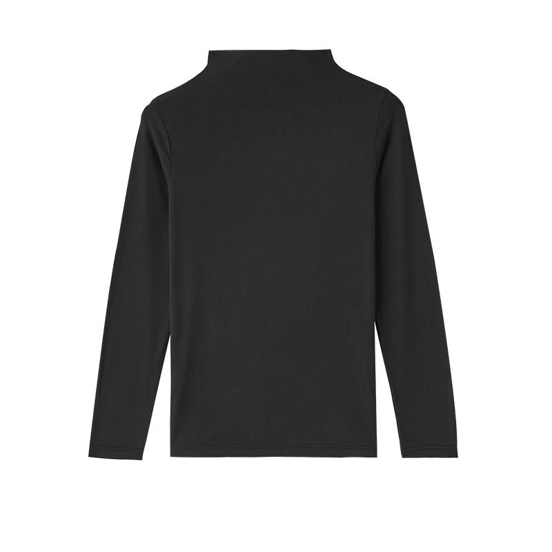 Women s Knitted Semi-High Collar Base Layer Top S