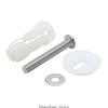 2Pcs Nylon Expansion Screws for Securing The Toilet for Seat Onto The Toilet 3XUF