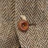 HARRIS TWEED 70s Sears Vintage Herringbone wool tailored jacket sears Men's Used