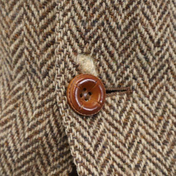 HARRIS TWEED 70s Sears Vintage Herringbone wool tailored jacket sears Men's Used