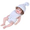6 Zoll Baby Reborn Puppe Pflegepuppe Ganzkörper Silikon Baby Junge Reborn Spielzeug Erziehungsspiel Beliebtes Geschenk Display Puppe