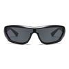 3pcs Punk Style Cycling Sunglasses Large Frame Unisex Fashion Retro Cat Eye Sun Glasses for Women Men