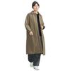 Breath Thermo Padded Balmacaan Wolf B2MEC720 Women's Coat, Heat-Generating Material, Water-Repellent, Stretch, Beige,