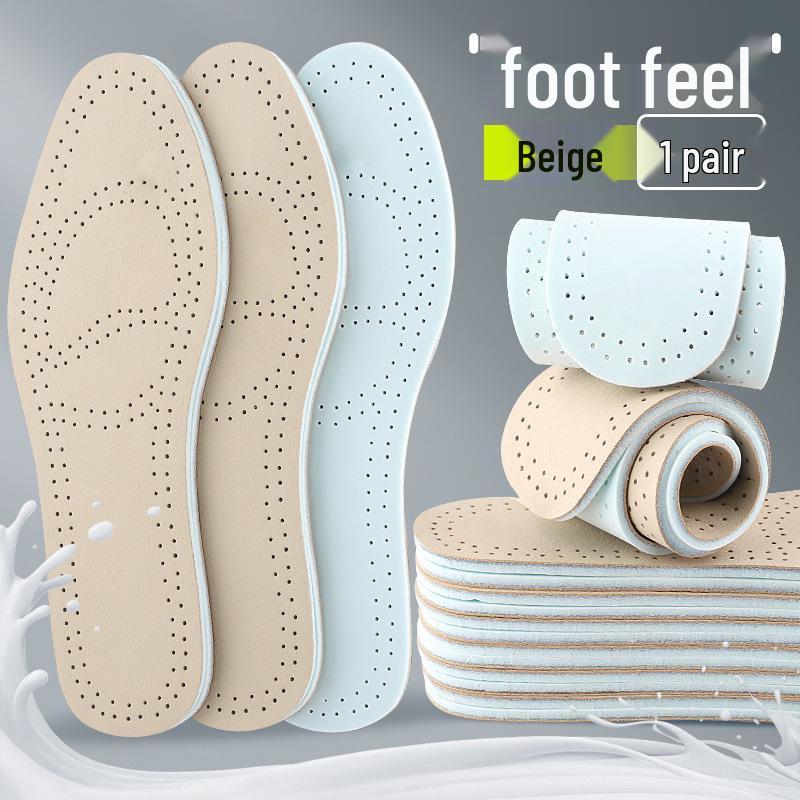 

Мужские и женские дышащие спортивные стельки из коровьей кожи и латекса – Влагопоглощающие, удобные, мягкие, тонкие, высокоэластичные, кожаные стельки для обуви 42