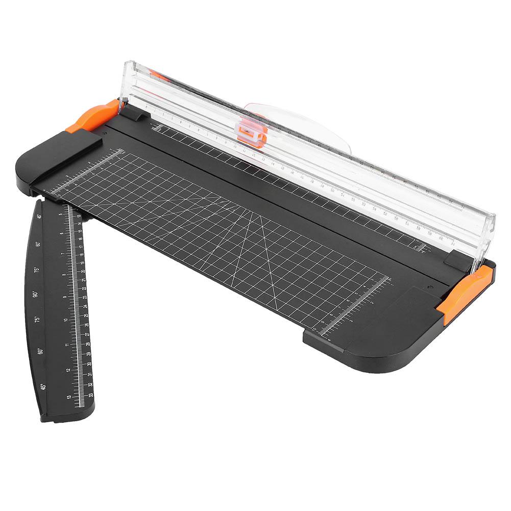Cutter portabil glisant pentru hârtie, trimmer, mașină de tăiat, tăietor foto pentru etichete, rechizite de birou