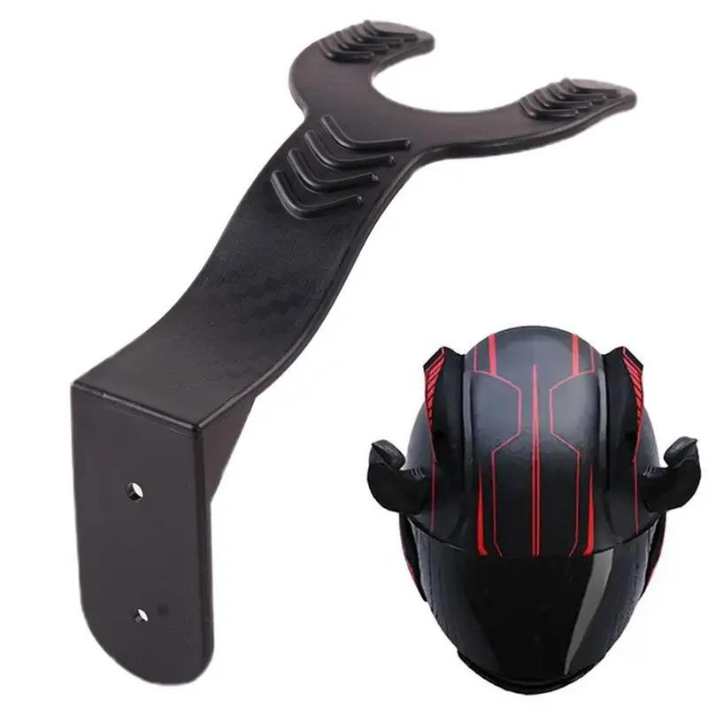 Wall Mounted Helmet Storage Rack No Drill for Motorcycle E Bike