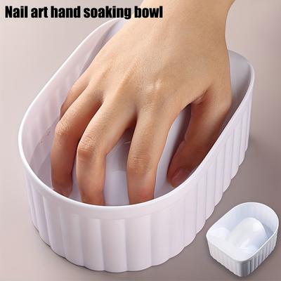 Japanese Styl Manicure Soaking Bowl Professional Polish Care Hand Soaking Bowl Nail Polish Tray Nail Care Tool, Nail Polish Nail Cleaning Tool