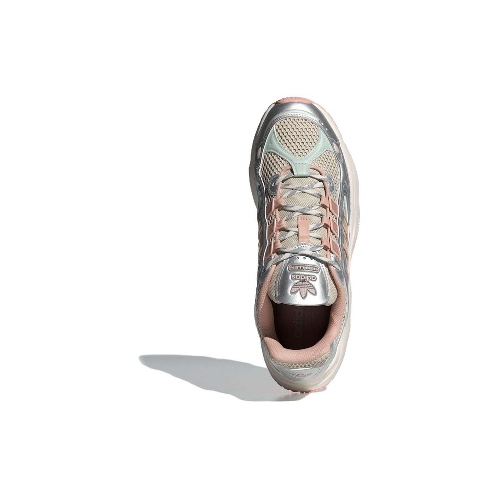 Adidas Originals Ozmillen Comfortable Fashion Versatile Fabric Durable Breathable Low-Top Running Shoes Women Sneaker Sand-Brown IF1816