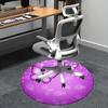 Purple Butterfly Office Carpet Chair Mats, Home Decor, Sofa Rug, Office Carpet Gift for Bedroom, Living Room, Various Rooms1118066a