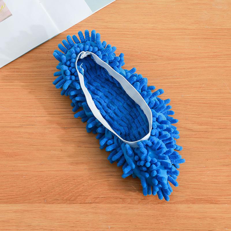 Papuci Mop Chenille Lavabili Pantofi de Curățat Podeaua cu Tălpi Detașabile Anti-Alunecare Pantofi Mop de Praf pentru Curățarea Casei pentru Bărbați Femei