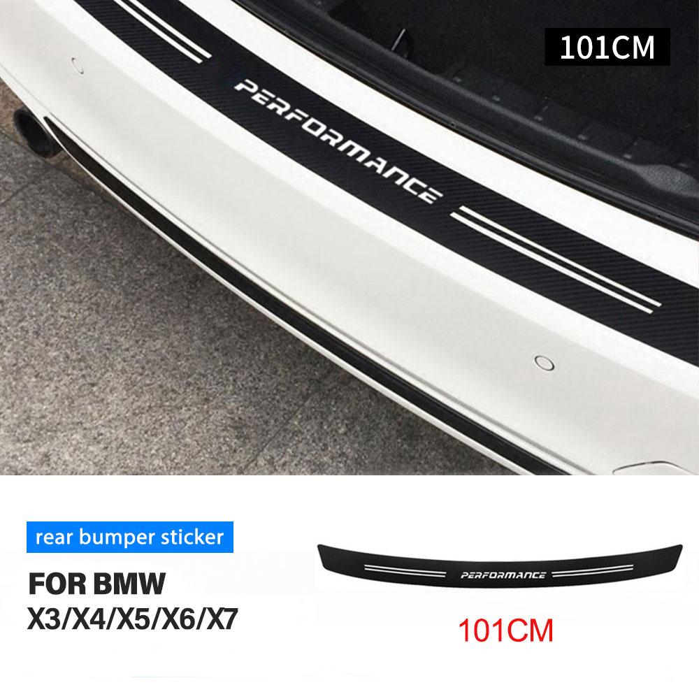 Αυτοκόλλητα πίσω πορτμπαγκάζ αυτοκινήτου από ανθρακονήματα M Performance για BMW 1 3 5 7 Series E46 E90 F20 F30 F10 G20 E60 X3 X4 X5 X1 X6