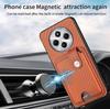 Case with Card Holder For Xiaomi Redmi 14C 4G/14R 5G/Poco C75 4G Leather+PC+TPU Phone Cover with Card Knife