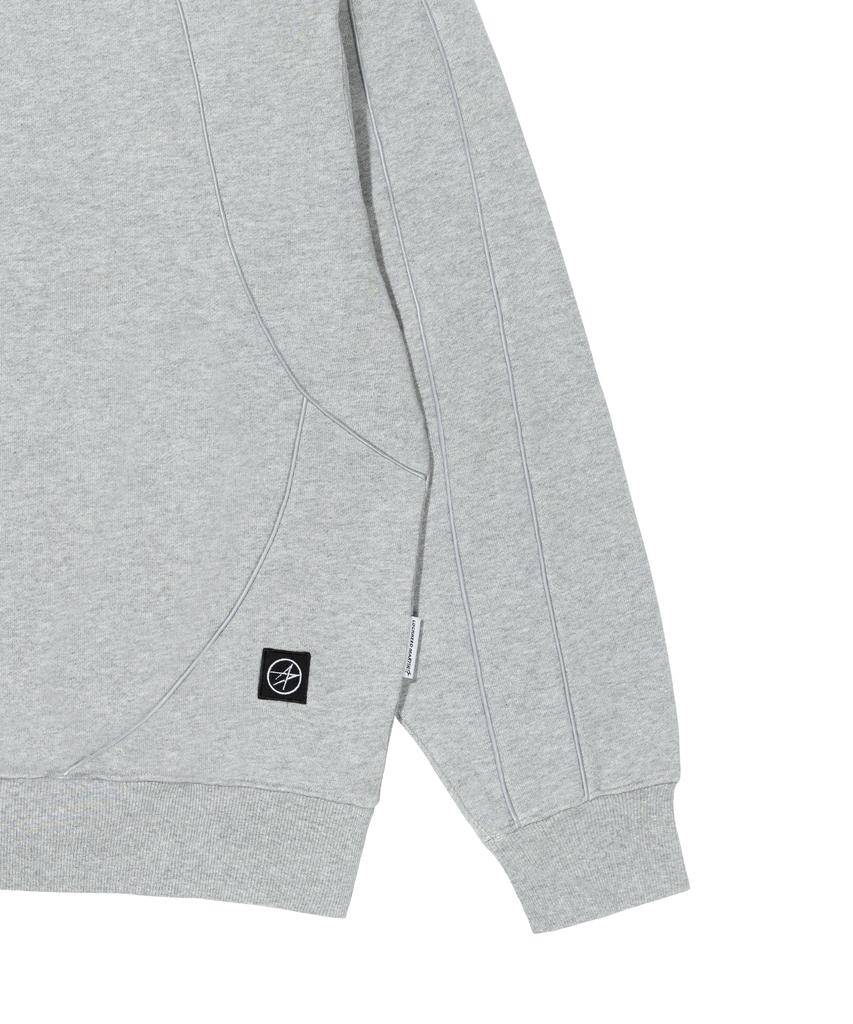 Loghideumatin Lm Blocking Reflective Piping Crew Neck (Grey)