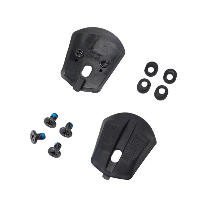 Light Weight Road Bike Shoe Replacement Heel Pad With Screws Universals Bike Shoe Heel Repair Accessories Enduring