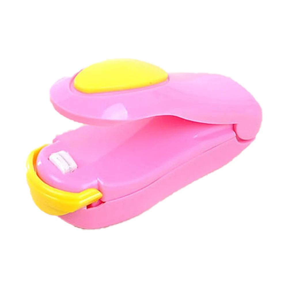 Kitchen Gadget Sealing Machine, Mini Plastic Package Sealer, Food Close Storage Bags Clips, Heat Bag Sealer, Portable