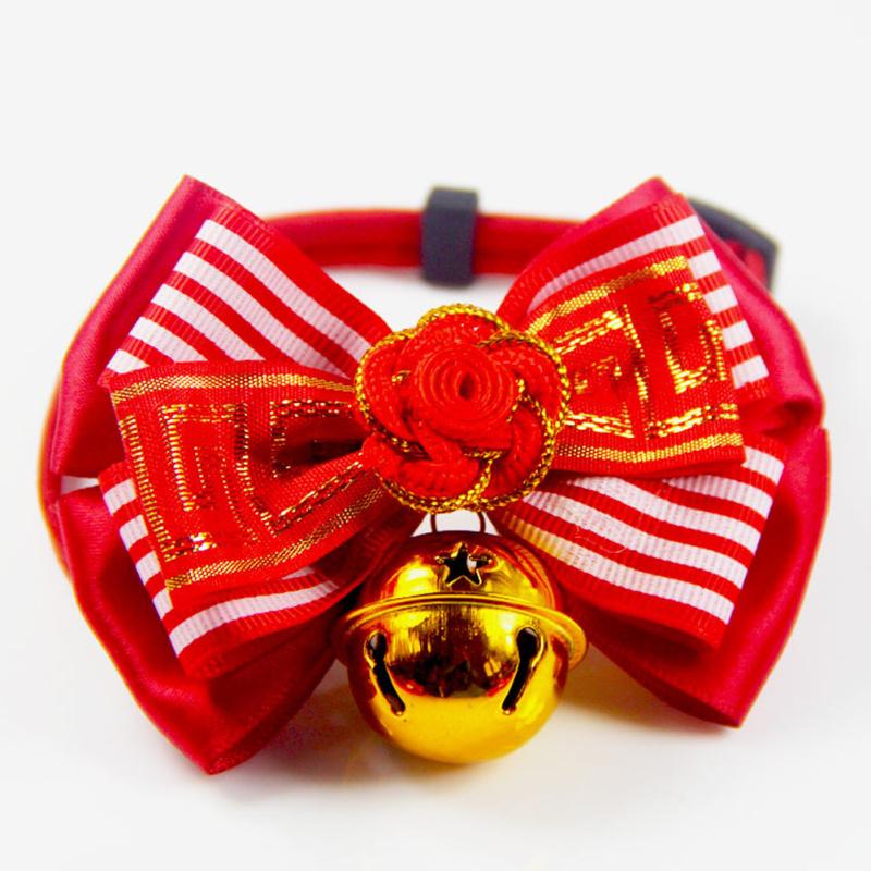 Haustier Katze Hund Roter Umschlag Spucktuch Haustier Segnungstasche Lätzchen Set Neujahrskleidung Zubehör Haustier