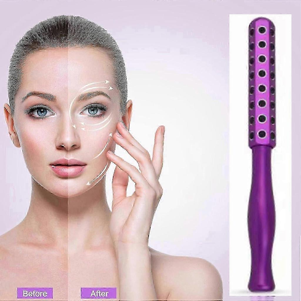Facial Beauty Stick Massager Lifting Slimming Gold Roller for Face Skin Tightening And Anti-Aging