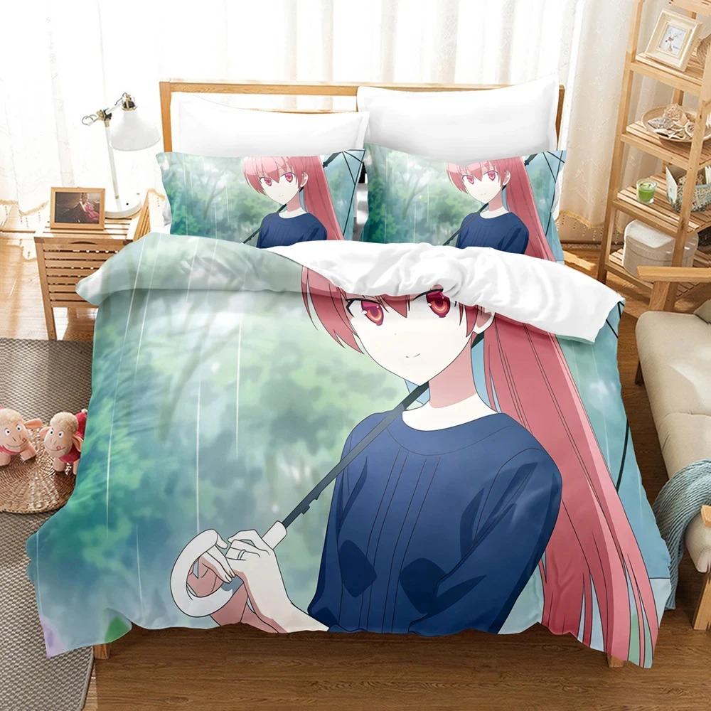 Anime TONIKAWA Fly Me to the Moon Ložní souprava, Povlak na přikrývku Ložní souprava Povlak na přikrývku Povlak na polštář, Velikost King Queen Twin Chlapci Dívky Dospělí