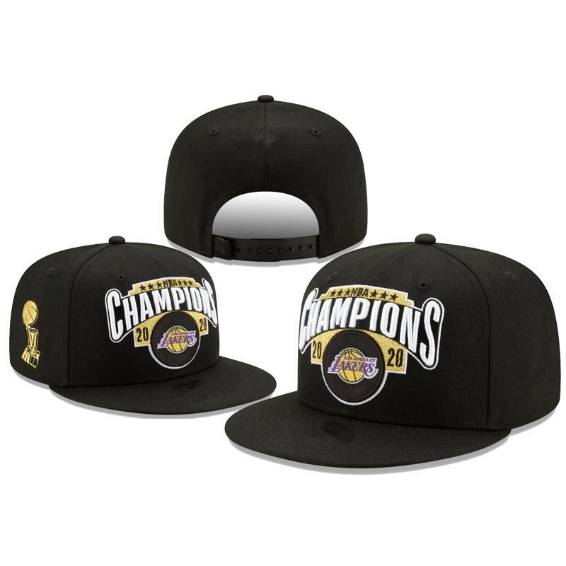 Los Angeles Lakers Basketball Cap Wide Brim Sun Hat Embroidered Cotton Blend Adjustable Women Men