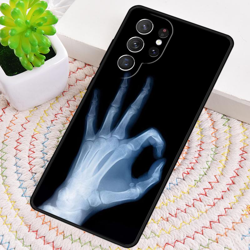 X-ray Hand Bones TPU Phone Case For Samsung Galaxy Note 10 Pro S26 S25 S24 S23 S22 Ultra Plus S21 FE S20 Shockproof Cover