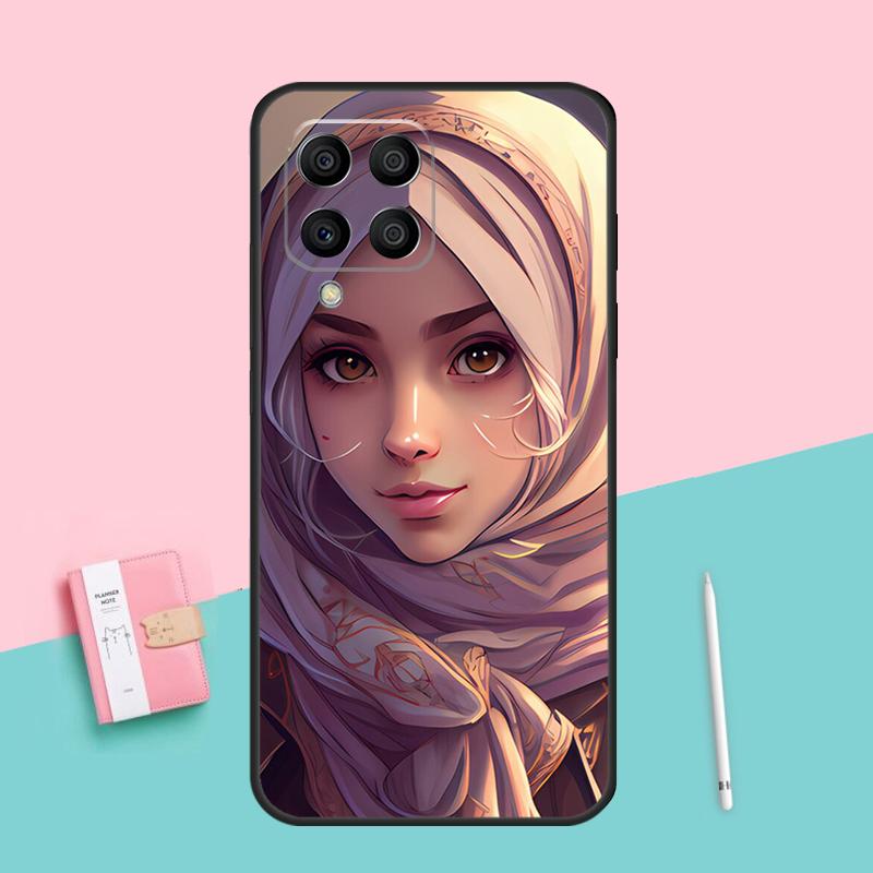 Muslim Arabic Hijab Girl For Samsung Galaxy M32 M52 M31 M16 M11 M21 M13 M33 M35 M53 M55 M15 M14 M34 M54 M12 M06 Case