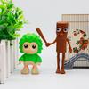 5/6/8/12pcsTungtungtungSahur Brainrot Wooden Stick Dolls Ornaments Desktop Decor Tralalero Tralala Ornaments for Kid Gift