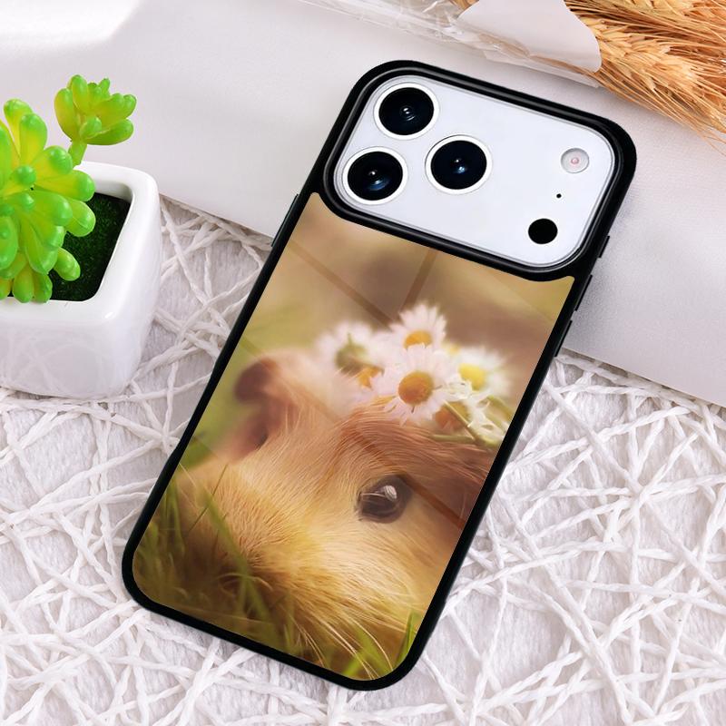 Love Guinea Pig Cute Phone Case for iPhone 17 Air 16 15 11 12 14 13 Pro Max Shockproof Cover