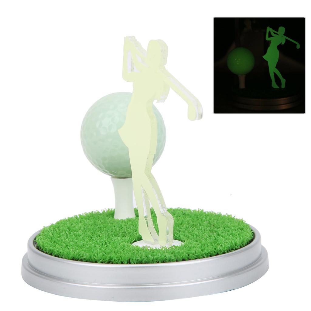Minigolf Souvenirs Geschenk Dekoration Leuchtend Kunststoff Gummi Magnetisch für Zuhause Auto Schreibtisch