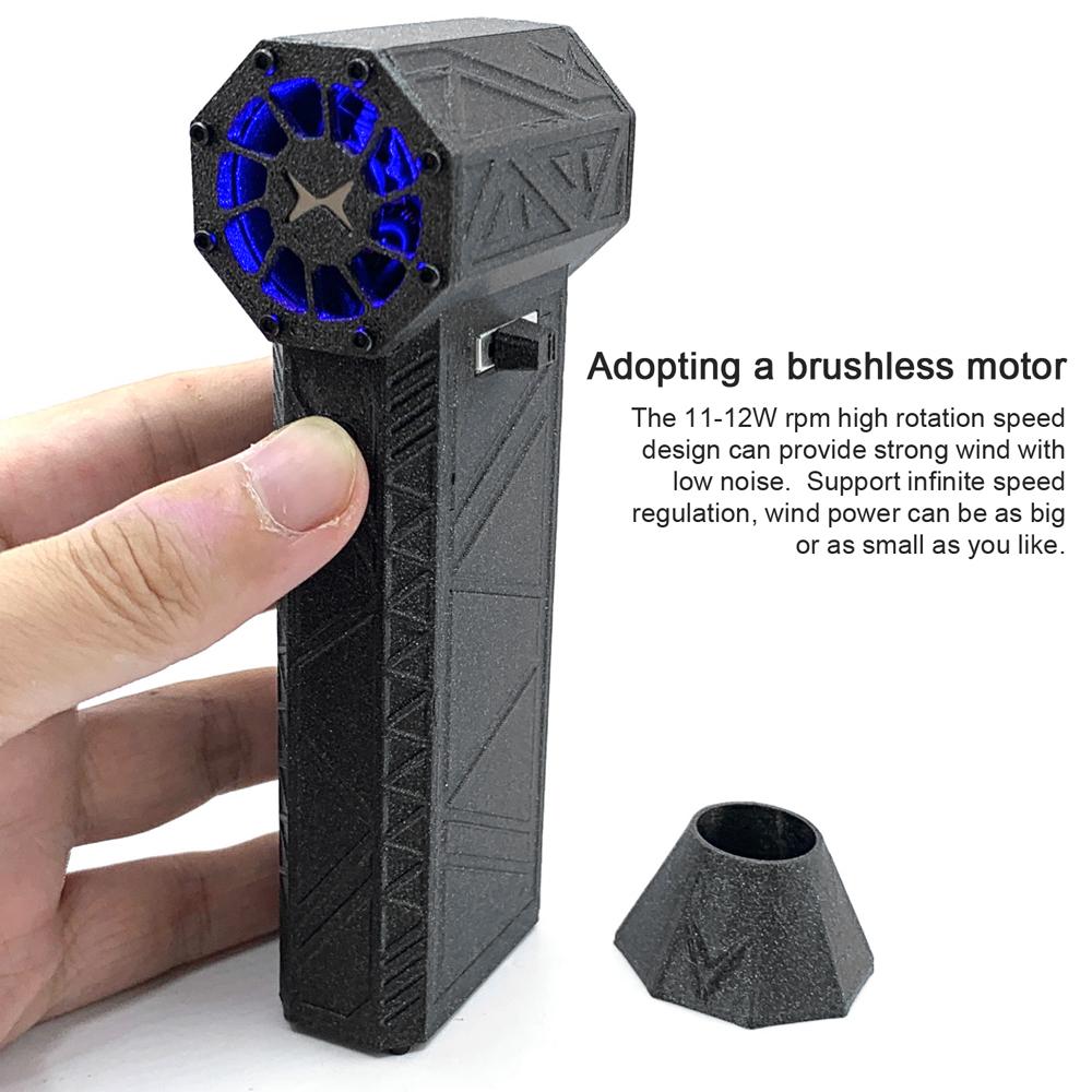 BrushlessMotor Jet Fan Silent High Power110000RPM Dust Blower Cleaning Tool Type-C Interface Support PD Fast Recharging Protocol