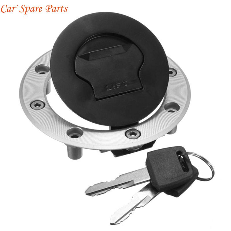 Y4UA Metal Gas Caps And Lock Set Easy Install Motorcycle Caps & Ignition Lock Set for SV650 SV1000 GSF1250 GSXR1000