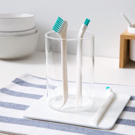 

2 шт. эластичная насадка для чистки, противоскользящая щетка для чистки, пластиковая практичная лопатка для чистки чашек для дома 2pcs