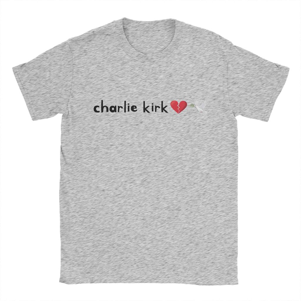 Charlie Kirk T Shirt Summer  Harajuku T Shirts Men Cotton O Neck Plus Size 5XL Clothing Short Sleeve Y2K Funny Tshirt