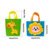 Creative Animals DIY Felt Animal Bag Soft Yarn Cartoon Handmade Bag Accessories Handbag Material Kits Children