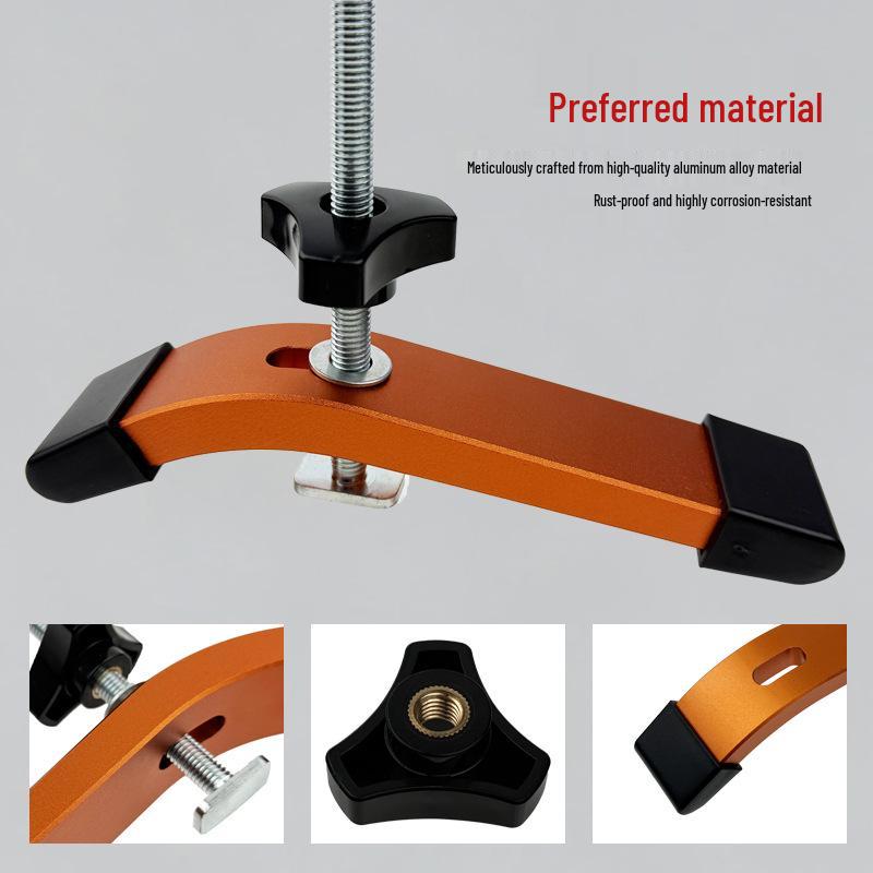 Aluminum Alloy M8 T-Slot Handle Pressure Plate Block Slider Accessories