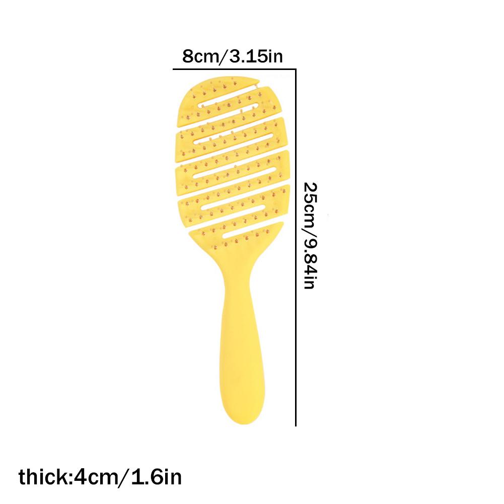 Hairbrush Hollow Out Hair Brush Scalp Massage Combs Hair Styling Detangler Fast Blow Drying Detangling Tool Wet Curly Hair