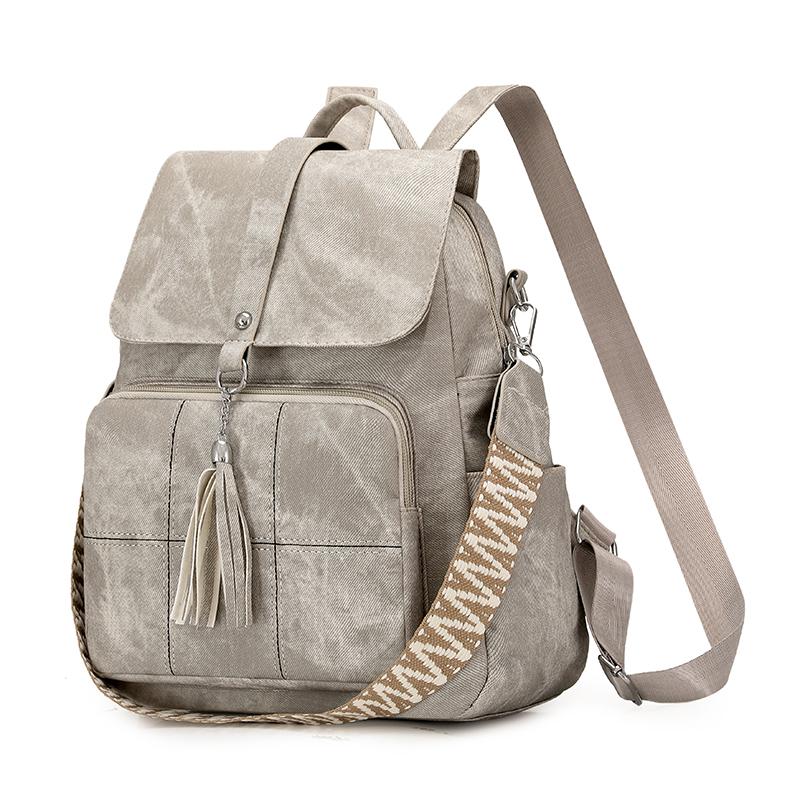 Large Capacity Backpack Women's Lightweight Multi-Function Shoulder Bag