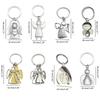 Trendy Angel Wing Keyring Protective Amulet for Men Women Backpack Pendant Decor