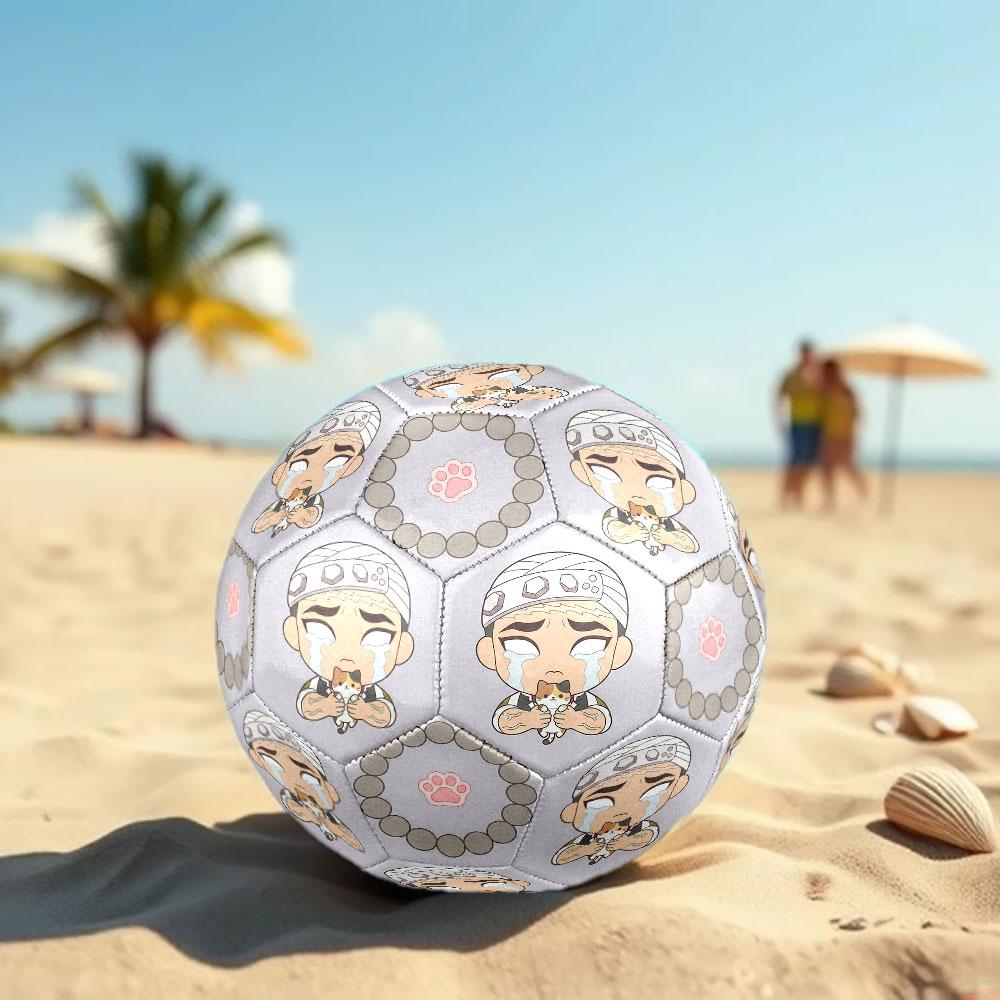 1pc Demon Slayer Kimetsu no Yaiba Soccer Ball Size 5 Indoor Soccer Ball Fashion Colorful Backyard Game - Great For Sports Fans Gift HE15