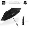 Dual-Use Automatic Umbrella for Men & Women: Sun & Rain Protection with black glue sunshade. Customizable with printed logo, fits two people.