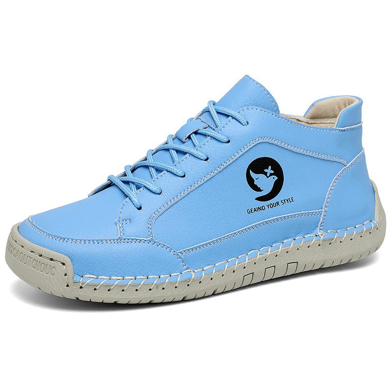 

2025 popular short boots women s autumn and winter large size women s shoes non-slip soft-soled casual shoes hand-stitched mother shoes 44