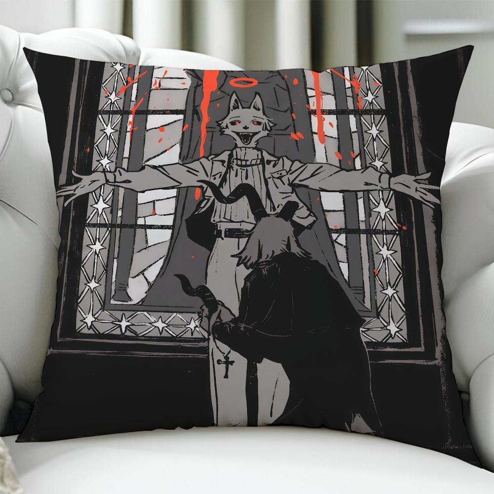 Nagabe Art Comics Cushion Cover Birthday Anniversary Gifts Double Sided Printed Zipper Cushion Cover Soft Skin Bedding