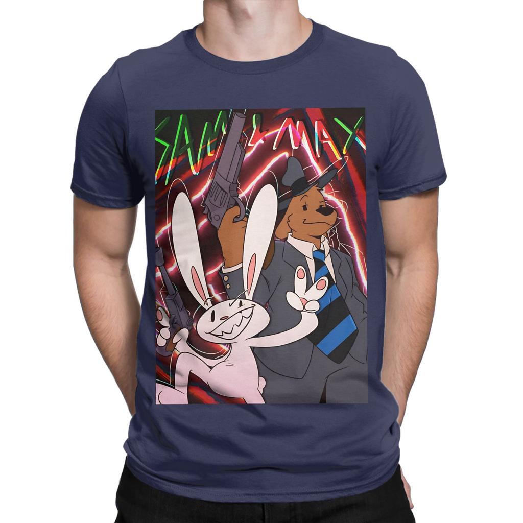 Sam Max Beyond Time And Space Funny 100 Cotton Tshirt Sam And Max Hit The Road Tops Tees For Unisex