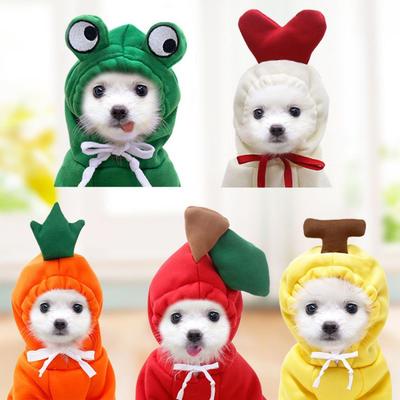 Pet Supplies Winter Outfit Warm Coat Fruit Puppy Coat Dog Winter Clothes Pet Hoodie Dog Jumpsuit