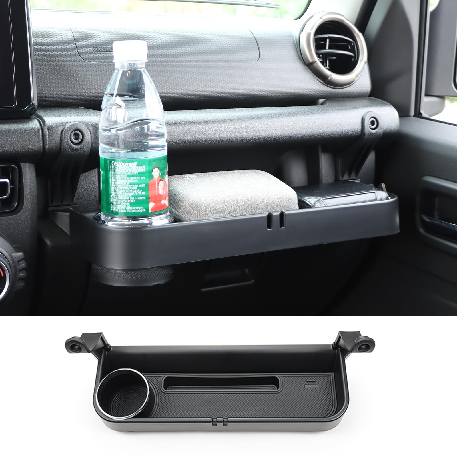 

Новый Suzuki Jimny Jimny Sierra Jimny Nomad JC74 Ящик для хранения на пассажирском сиденье с подстаканником, лотком для мелочей и карт, подстаканник JB64, JB74, держатель, держатель,